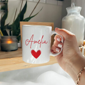 Custom Name Valentines Day Mug 2 PersonalizedShirts.net