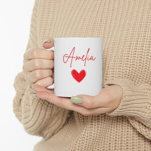 Custom Name Valentine’s Day Mug Custom Name Valentine’s Day Mug