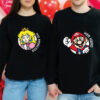 Mario And Princess Couple Valentines Day Shirt