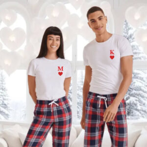 Personalized Valentine’s Day Matching Couple Shirt Personalized Valentine’s Day Matching Couple Shirt