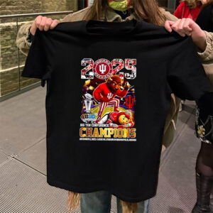 Indiana Hoosiers 2025 Big Ten Football Champions Shirt 1