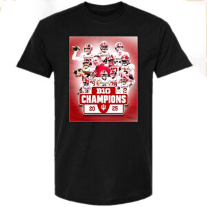 Indiana Hoosiers Team Big Ten Football Champions Shirt