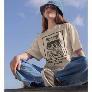 Midnight Snack Bandit Trash Raccoon Comfort Colors Tee Midnight Snack Bandit Trash Raccoon Comfort Colors Tee