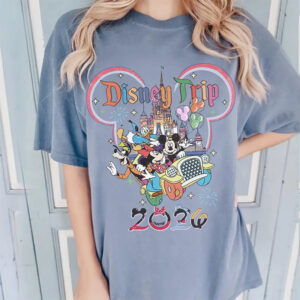 Custom Disney Trip 2026, Disney World Travel Comfort Colors Tee