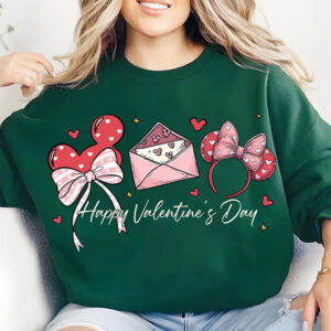 Disney Valentine's Day Minnie Mouse Shirt PersonalizedShirts.net