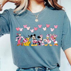 Happy Valentine’s Day Disney Couple Comfort Colors Tee
