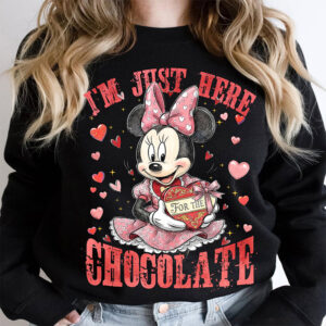 I’m Just Here For The Chocolate Humor Valentine Shirt