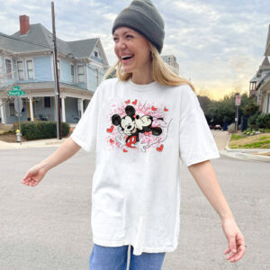 Mickey And Minnie Mouse Valentine Shirt
