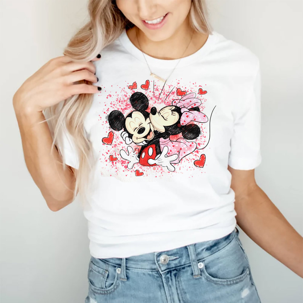 Mickey And Minnie Mouse Valentine Shirt Mickey And Minnie Mouse Valentine Shirt