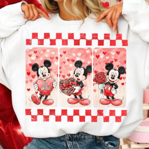 Mickey Mouse Cartoon Valentine Matching Shirt Mickey Mouse Cartoon Valentine Matching Shirt