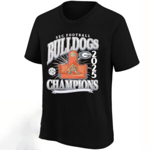Georgia Bulldogs university SEC football Champions 2025 shirt 3 PersonalizedShirts.net