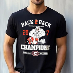 Georgia Football Back 2 Back Champs Shirt 1 PersonalizedShirts.net