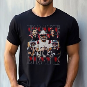Drake Maye Patriots Football NFL Shirt 2 PersonalizedShirts.net