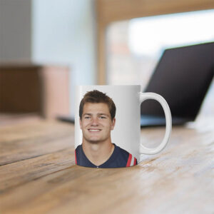 Funny Drake Maye New England Patriots Mug PersonalizedShirts.net