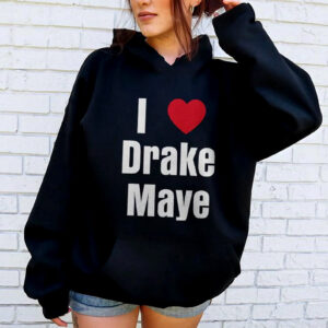 I Love Drake Maye QB Football Shirt