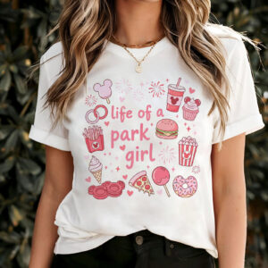 Valentine Love Heart Disney Castle Tee