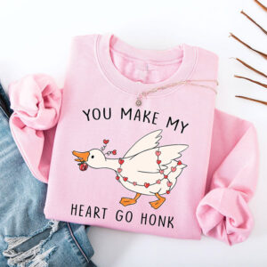 You Make My Heart Go Honk Funny Valentine Goose Shirt You Make My Heart Go Honk Funny Valentine Goose Shirt