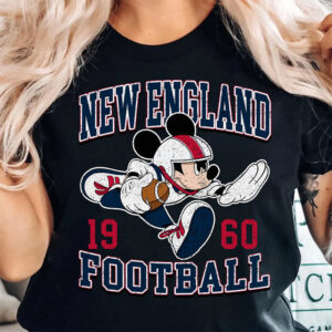 Mickey New England Football Game Shirt PersonalizedShirts.net