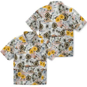 Boston Bruins Games Hawaiian Shirt PersonalizedShirts.net