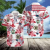 Flag Boston Bruins Button Hawaiian Shirt