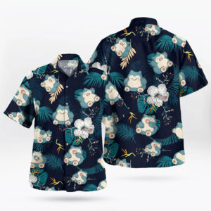 Funny Pokemon Snorlax Hawaii Shirt PersonalizedShirts.net