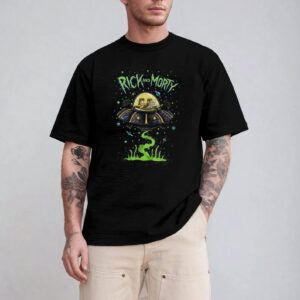 Drunk rick and morty sanchez Spaceship Cartoon Shirt 2 PersonalizedShirts.net