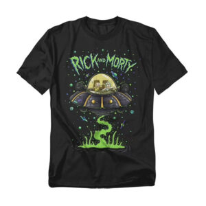 Drunk rick and morty sanchez Spaceship Cartoon Shirt 3 PersonalizedShirts.net