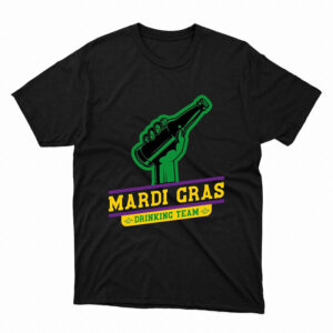 Mardi Gras Drinks Fat Tuesday Party Tee PersonalizedShirts.net