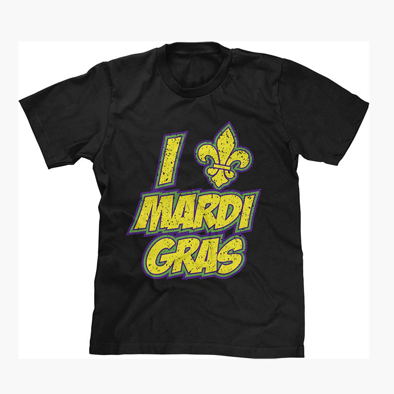New Orleans Mardi Gras Fleur De Lis Tee New Orleans Mardi Gras Fleur De Lis Tee