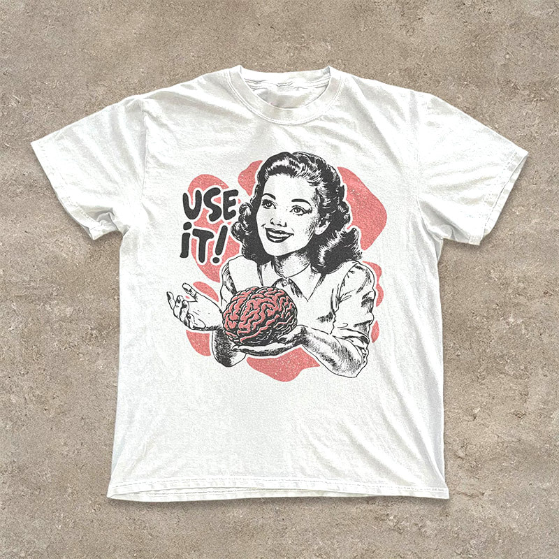 Use Your Brain Retro Vintage Shirt Use Your Brain Retro Vintage Shirt