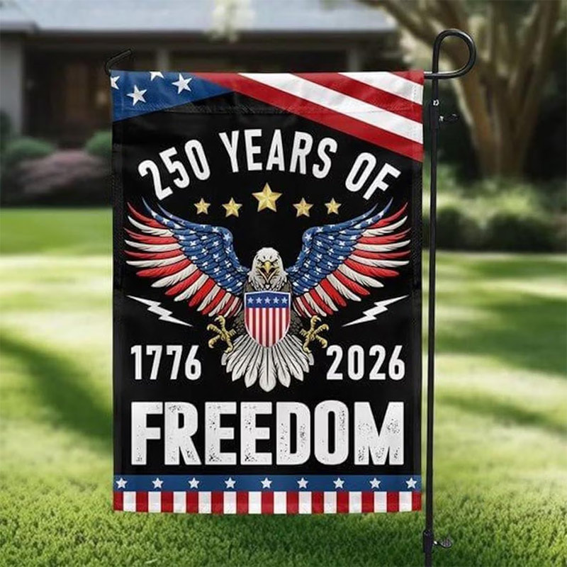 250 Years Of Freedom USA Patriotic Flag 250 Years Of Freedom USA Patriotic Flag