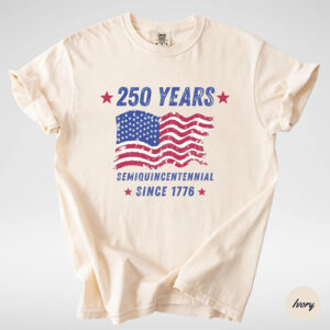 America 250 Years, USA Independence Day Comfort Colors Shirt America 250 Years, USA Independence Day Comfort Colors Shirt