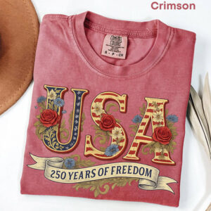 America Independence Day, Usa Flag Comfort Colors Tee 1 PersonalizedShirts.net