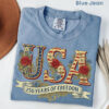 America Independence Day, USA Flag Comfort Colors Tee