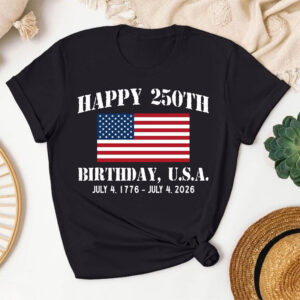 Happy 250th Birthday USA Shirt PersonalizedShirts.net