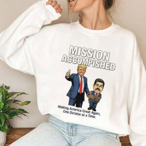 Mission Accomplished Nicolas Maduro Captured Shirt PersonalizedShirts.net