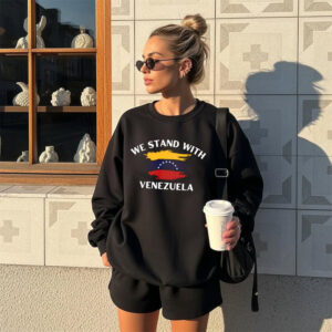 Stand With Venezuela Flag Tee PersonalizedShirts.net