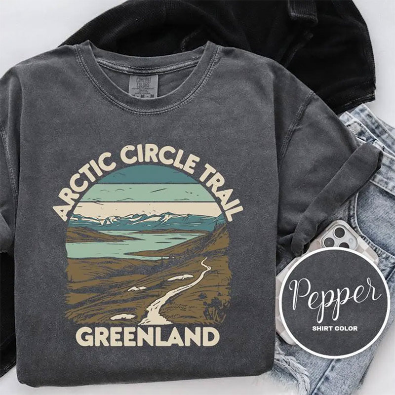 Arctic Circle Trail Greenland Comfort Colors tee Arctic Circle Trail Greenland Comfort Colors tee