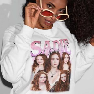 Vintage Sadie Sink Pretty American Actress Shirt