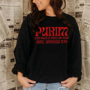 Happy Purim Holiday Jewish T shirt PersonalizedShirts.net