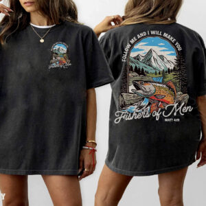 Christian Fish Symbol Matthew Bible Verse 2 sided T shirt PersonalizedShirts.net