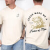 Christian Fishing Jesus Bible Verse 2-sided Shirt