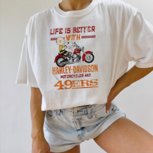 San Francisco 49ers NFL Peanuts Charlie Brown T shirt PersonalizedShirts.net