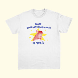rats spelled backwards is star Funny animal Meme Comfort Colors Shirt 2 PersonalizedShirts.net