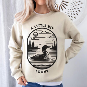 Minnesota North Woods, Watcher Loon Bird Shirt 4 PersonalizedShirts.net