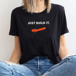 Just Build It Funny Lego Shirt