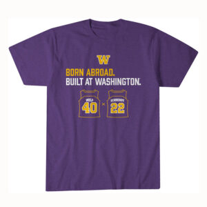 Washington Huskies Basketball Schrempf Welp T shirt 3 PersonalizedShirts.net