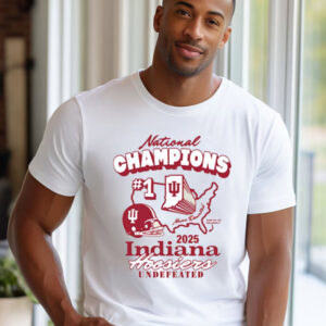 2025 National Champions Indiana Hoosiers Undefeated Shirt
