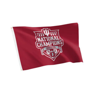 National Champions Indiana Hoosiers 2025 Logo Flag PersonalizedShirts.net
