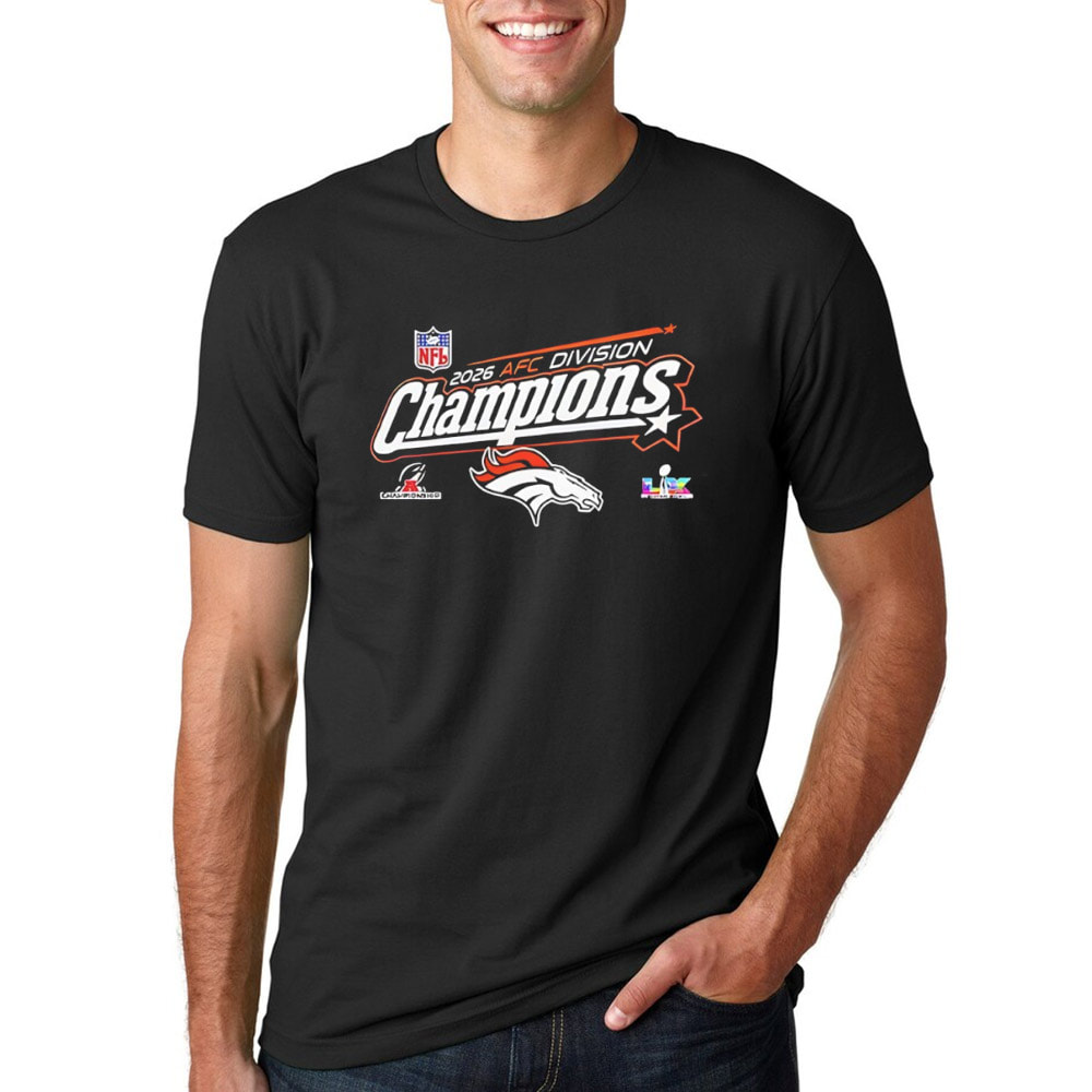 2026 AFC Divisional Champions Denver Broncos Celebration Shirt 2026 AFC Divisional Champions Denver Broncos Celebration Shirt
